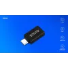 Savio AK-80 video kábel adaptér 0m USB Type-A USB Type-C čierny
