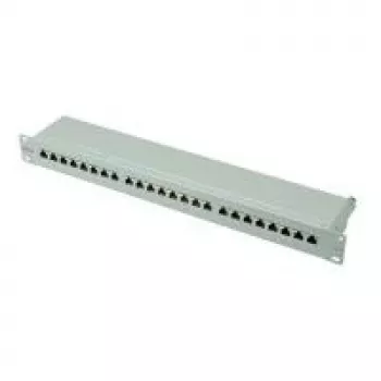 ROLINE Cat. 6 / Class E 48,30cm (19) patch panel, 24P, tienený, svetlosivá (26.11.0351)