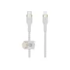 Belkin BOOST CHARGE - Lightning kábel - 24 pin USB-C samec na Lightning samec - 1 m - biely - pre Apple iPad/iPhone/iPod (Lightning)