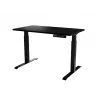 Stôl cama meble MOON elektricky výškovo nastaviteľný rovný stôl 1210×670 mm čierny