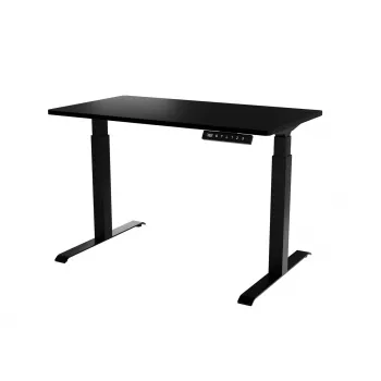 Stôl cama meble MOON elektricky výškovo nastaviteľný rovný stôl 1210×670 mm čierny