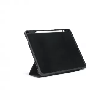 DICOTA Folio Case - flip puzdro na tablet - polykarbonát, termoplastický polyuretán (TPU), recyklovaný polyetylén - Čierny - 10.9 - pre Apple 10.