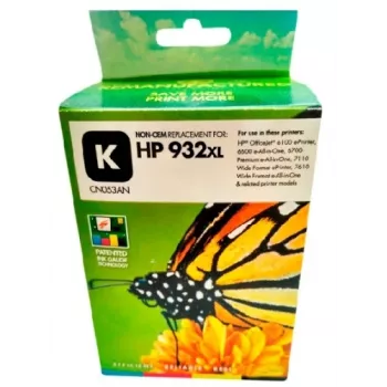 Kompatibilná Static-Control HP 932XL CN053AE atramentová kazeta, čierna