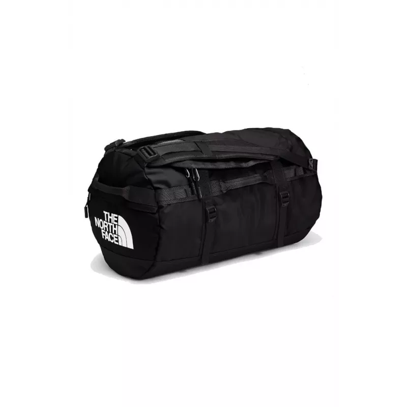 Duffel bag The North Face Base Camp S — 50 L, nylon/polyester, čierna/biela