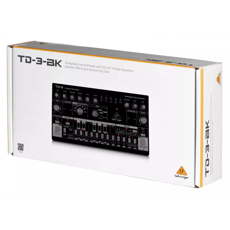 Behringer TD-3-BK analógový syntezátor basovej linky, čierny