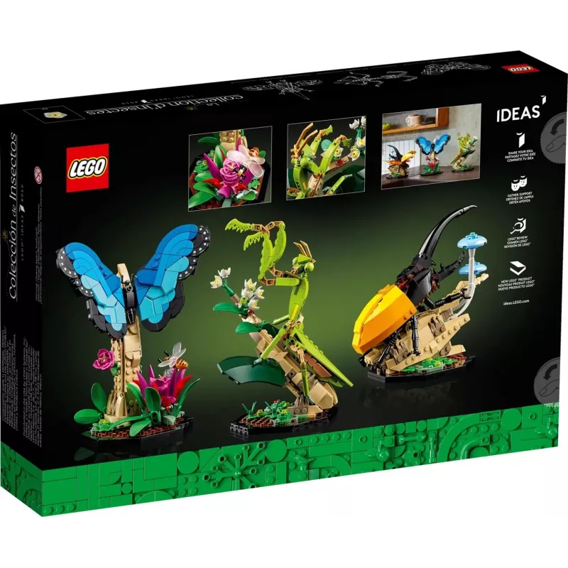 LEGO IDEAS 21342 kolekcia hmyzu