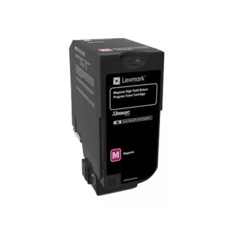 Lexmark 74C2HM0 Vratná tonerová kazeta, purpurová, vysoká výťažnosť