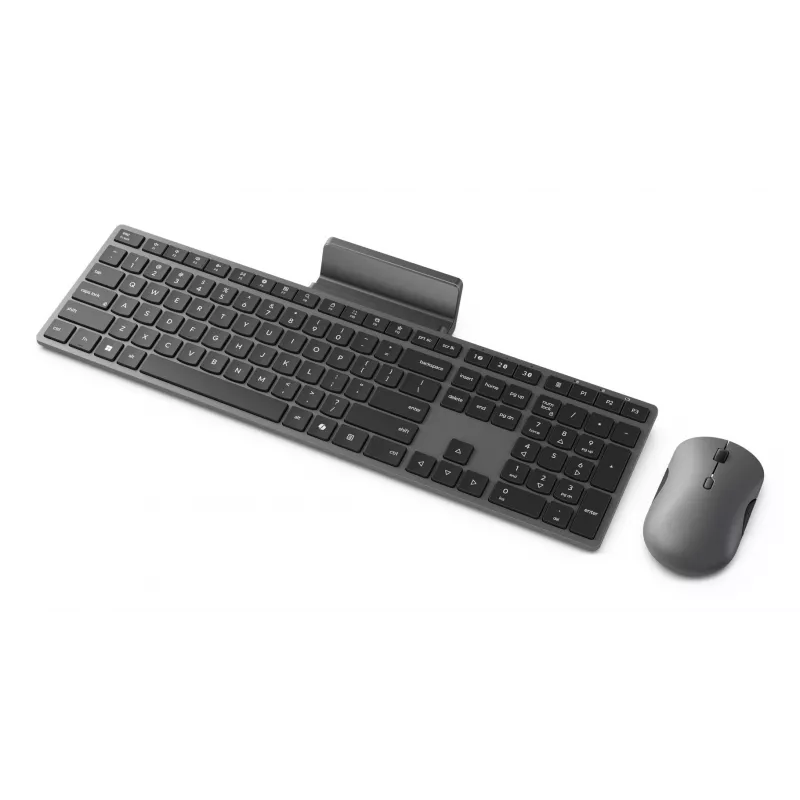 Bezdrôtová súprava klávesnice a myši Lenovo 700 Modern Multi-Device – US-anglické rozloženie, Bluetooth, Luna Grey