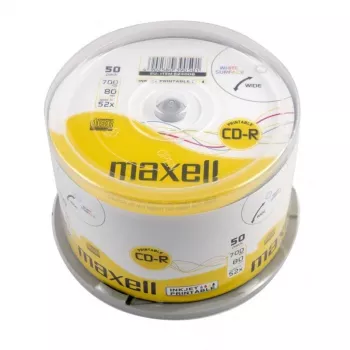 CD-R disk MAXELL 700 MB 52x 80 min 120 mm — balenie 50 ks