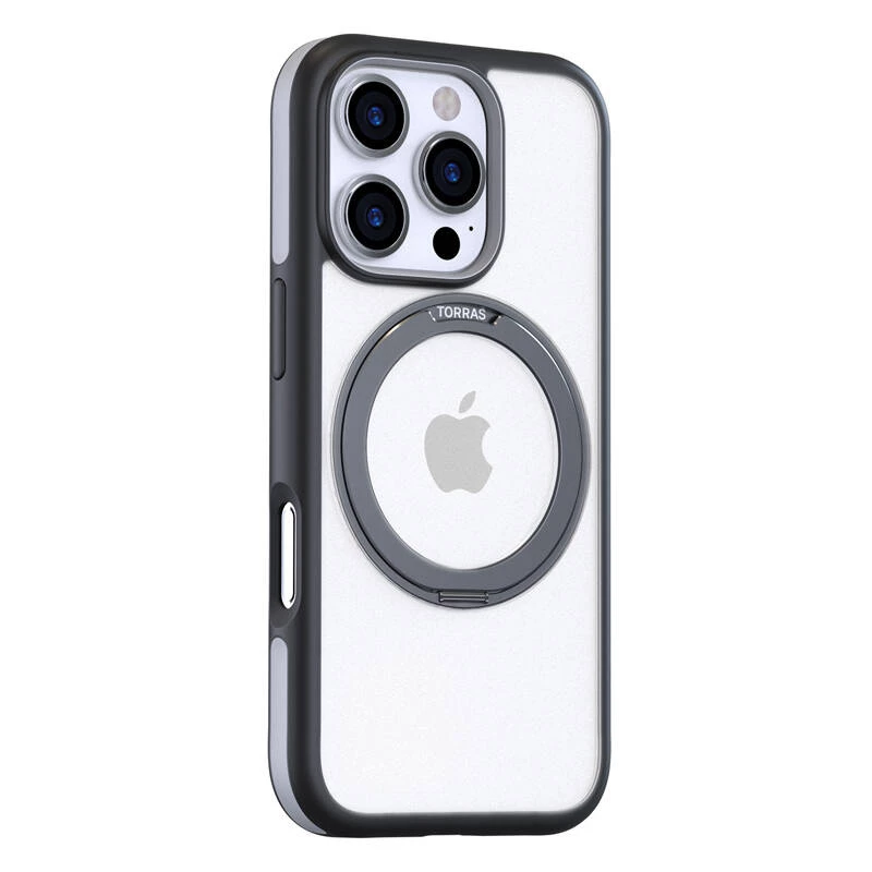 Ochranné puzdro Torras Ostand R Fusion pre iPhone 16 Pro Max – čierne
