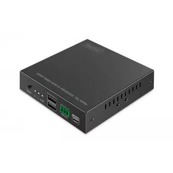 Prijímač Digitus HDMI Fiber KVM IP Receiver 4K/60Hz káblový USB