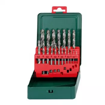 Sada HSS vrtákov Metabo 627153000 — 19-dielna, DIN 338, valcová stopka