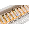 DIGITUS DN-91624S 24-portový tienený patch panel Cat6, 1U 19 palcov, sivý