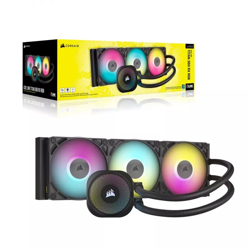 All-in-One kvapalinový chladič Corsair iCUE LINK TITAN RX RGB