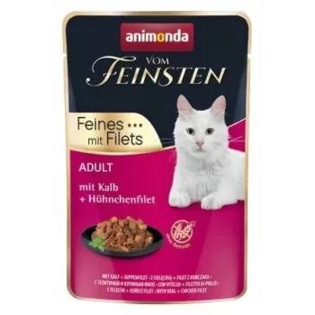 ANIMONDA vom Feinsten teľacie - mokré krmivo pre mačky - 85 g