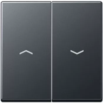 Nástenný ovládací panel Jung A 595 BF P ANM, čierny, model A595BFPANM