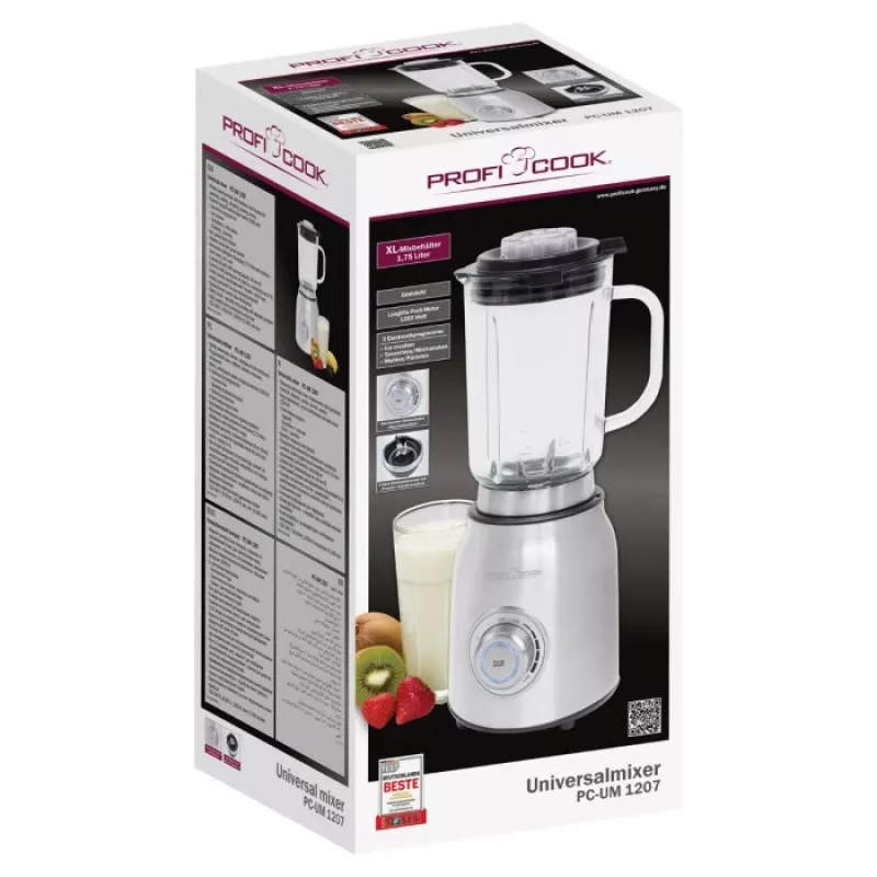 ProfiCook 501207 mixér stolový mixér 1200 W nerez