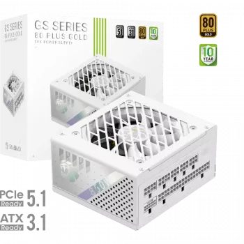 Gamemax napájací zdroj, 80 PLUS, Gold | GS 850G WH | 850 W