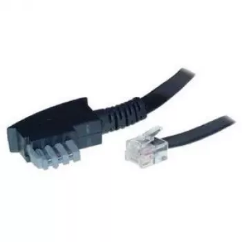 S/CONN 3m TAE-N - RJ12 čierny transparentný ShiverPeaks