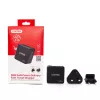 Unitek P1117B USB-C PD 65W univerzálna mobilná nabíjačka, 2x USB‑C PD + 1x USB‑A, čierna