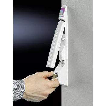 Kľučka dverí Rittal TS 8611.020 pre puzdrá TS, TS IT, SE, PC, IW — biela