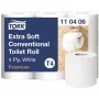 Toaletný papier Tork Premium Extra Soft Conventional T4 — 4-vrstvové rolky 9,7 cm x 19,1 m, balenie 6 ks