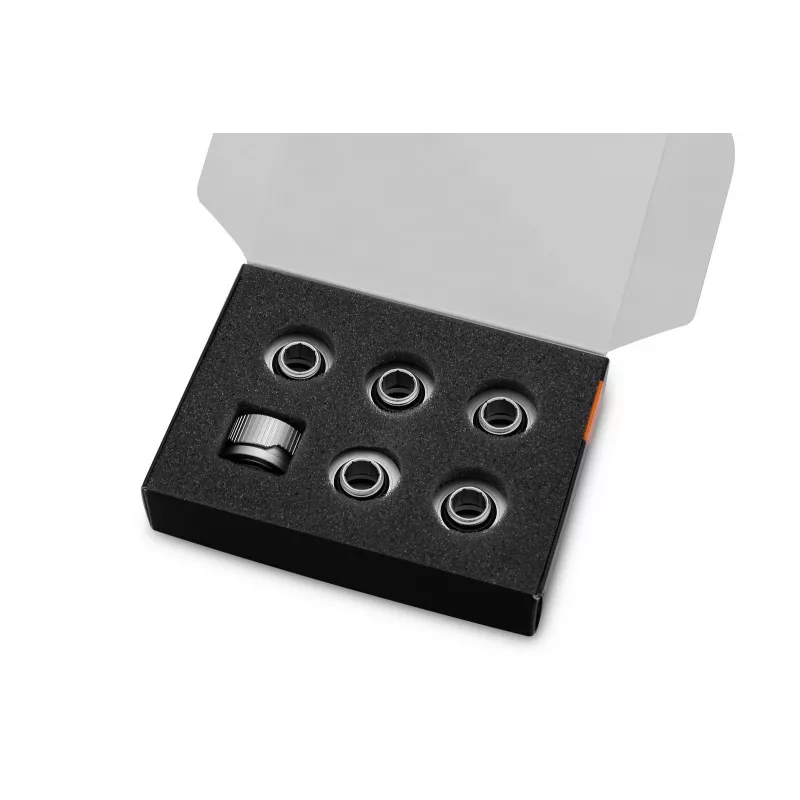 EK Water Blocks EK-Quantum Torque 6-balenie HDC 16 koncovka momentového kľúča strieborná 1/4 6 ks