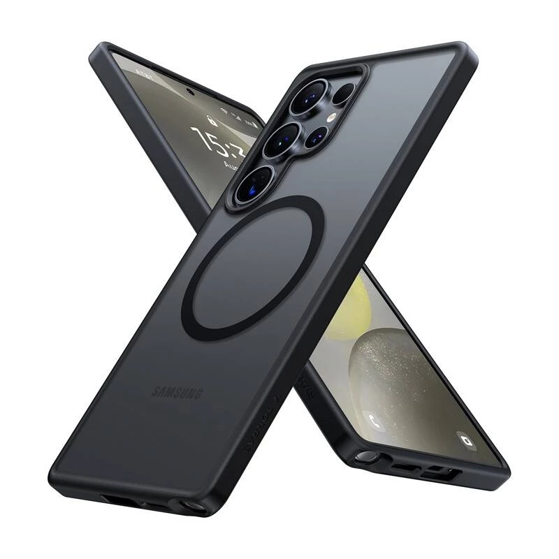 Torras Guardian Magnetic puzdro so stojanom pre Galaxy S25 Ultra, čierne (X00FX2231)