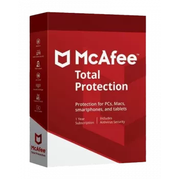 McAfee Total Protection – 5 zariadení / 1 rok, Global