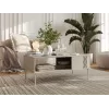 TRESSE lavica / stolík 110x60x40 kašmír matná