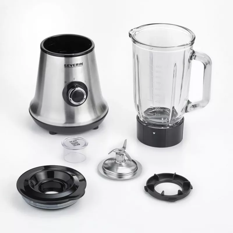 Severin SM 3734 stolový mixér čierny - nerez 1l 500W mixér (SM 3734)