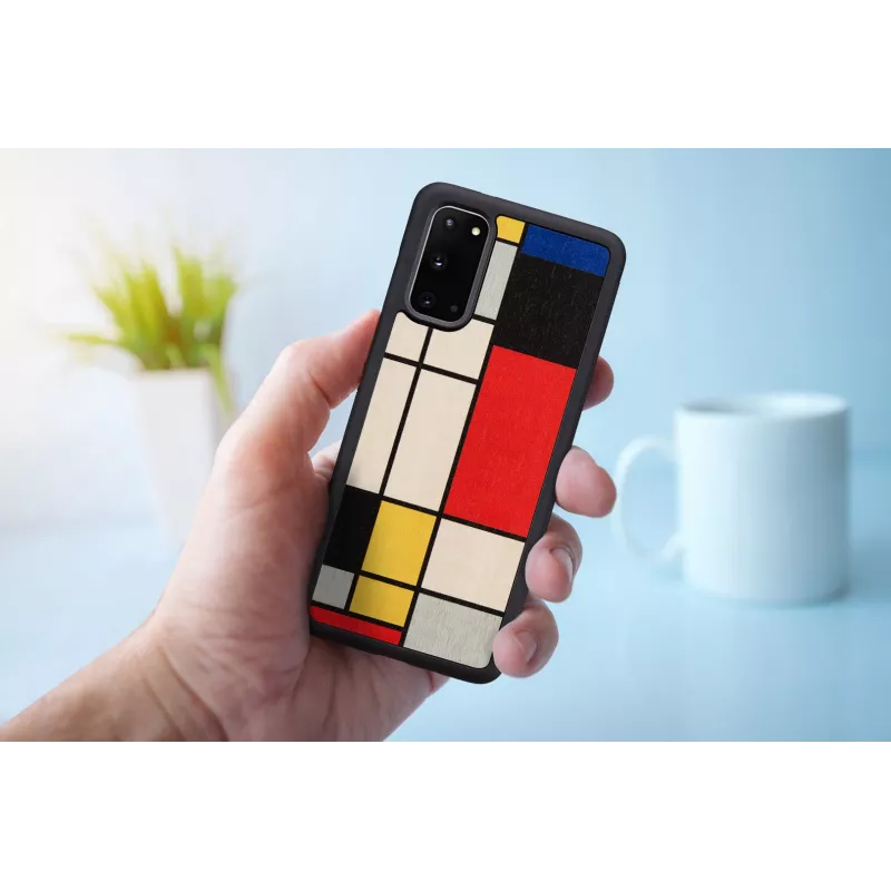 Puzdro na telefón Man and Wood pre Samsung Galaxy S20 — drevo čierna
