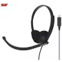 Koss CS200 USB Headset Káblová čelenka Telefonovanie/Hudba USB Type-A Čierna