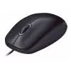 Logitech M90 káblová optická kancelárska myš — 1000 DPI, obojručná, USB Type-A, čierna
