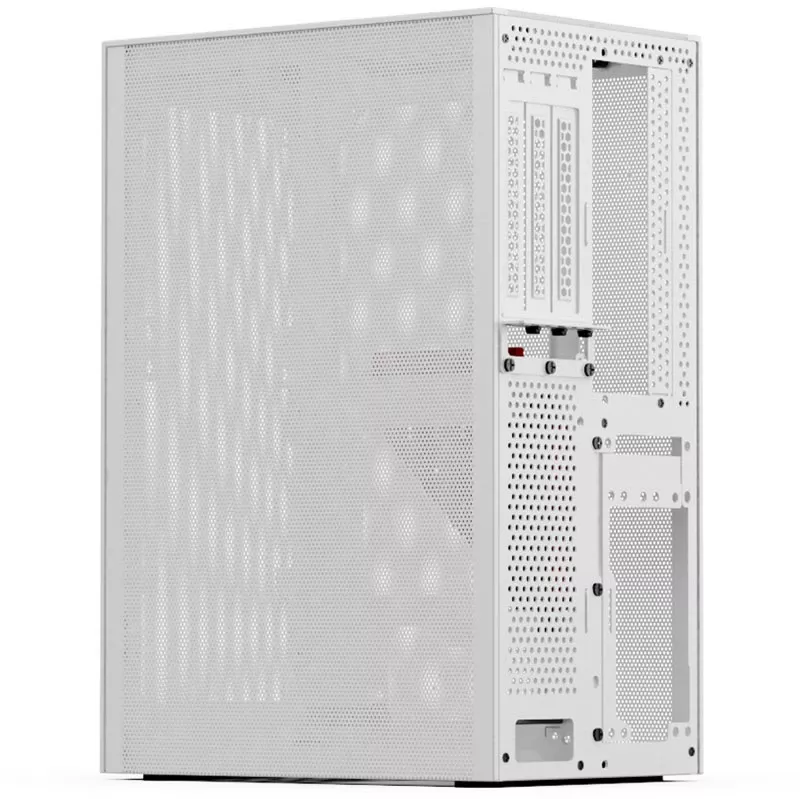 SSUPD Meshlicious Full Mesh PCIE 4.0 Edition Mini-ITX skriňa - biela