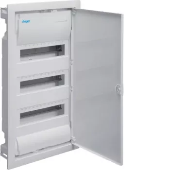 Hager VU36NE elektrické puzdro IP30 šírka 348 mm hĺbka 94,5 mm výška 630 mm