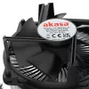 Akasa Intel LGA1700 procesorový hybridný chladič 9 cm hliník, čierny 1 ks