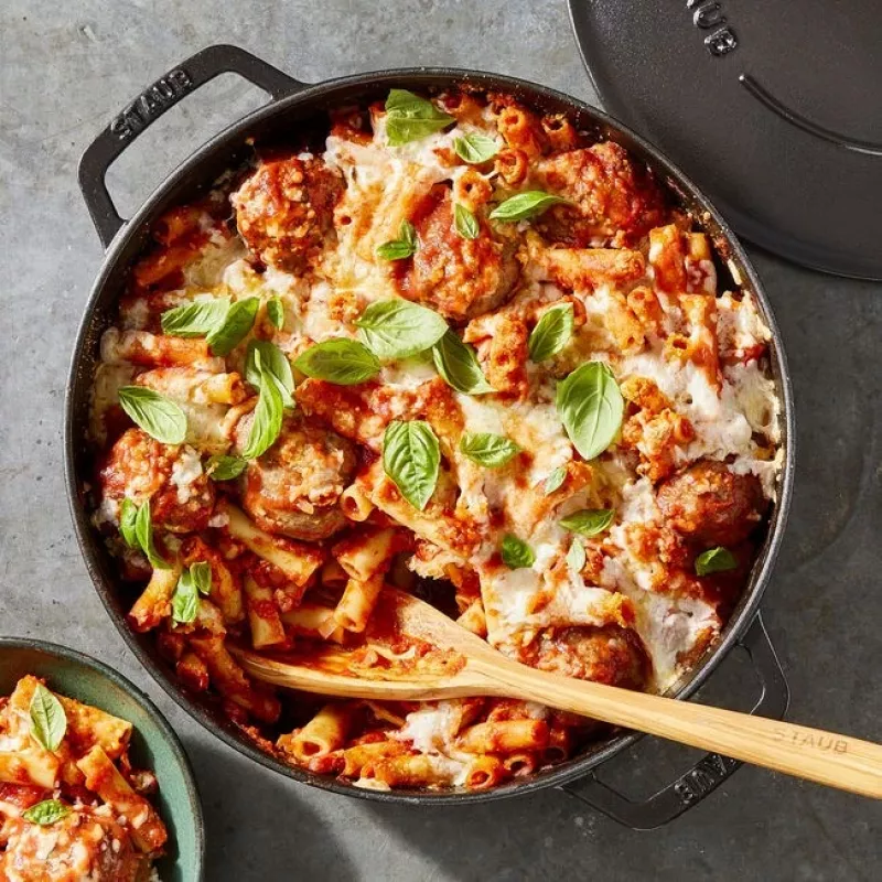 Staub Chistera 40511-472-0 pekáč 28 cm, okrúhly, liatinový, 3,7 l, čierny
