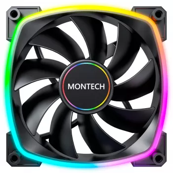Ventilátor Montech AX140 PWM 14 cm čierny 540-1760 RPM