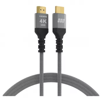EFB Elektronik HDMI kábel High-Speed s Ethernet 4K60Hz sivý – kábel – digitálny/obrazovka/video (HDMI-20-00003)