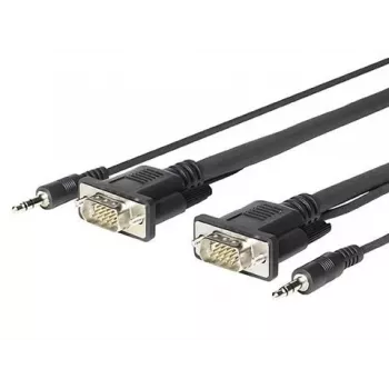 Vivolink PROVGAMCS1.8 videokábel adaptér 1,8 m VGA (D-Sub) + 3,5 mm čierny