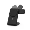 Indoor nabíjačka Crong CRG-MSPS-BLK smartwatch čierna Lightning USB bezdrôtová