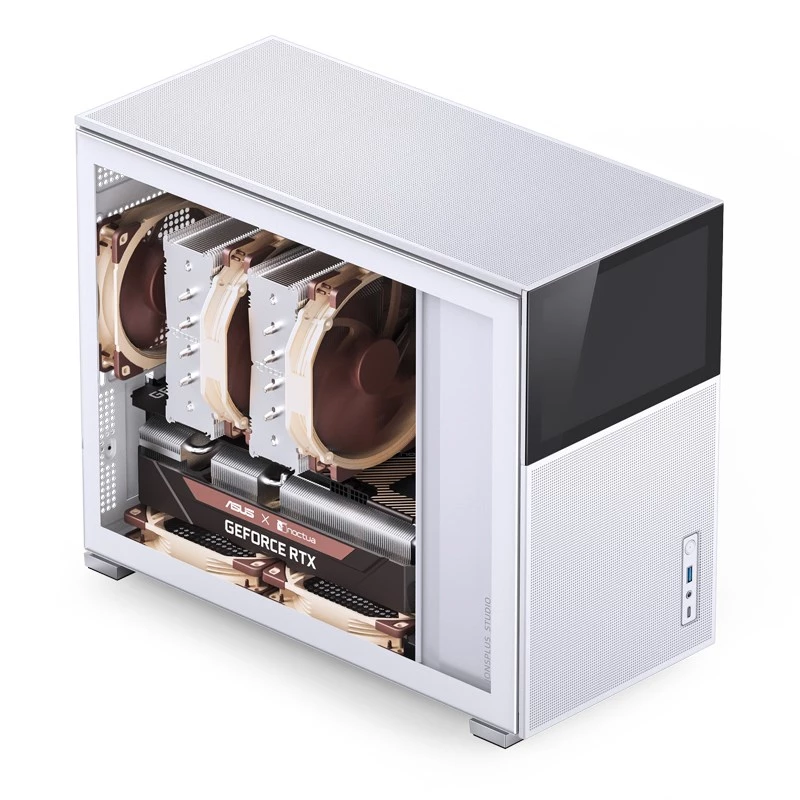 PC skriňa Jonsbo D31 MESH Midi Tower biela