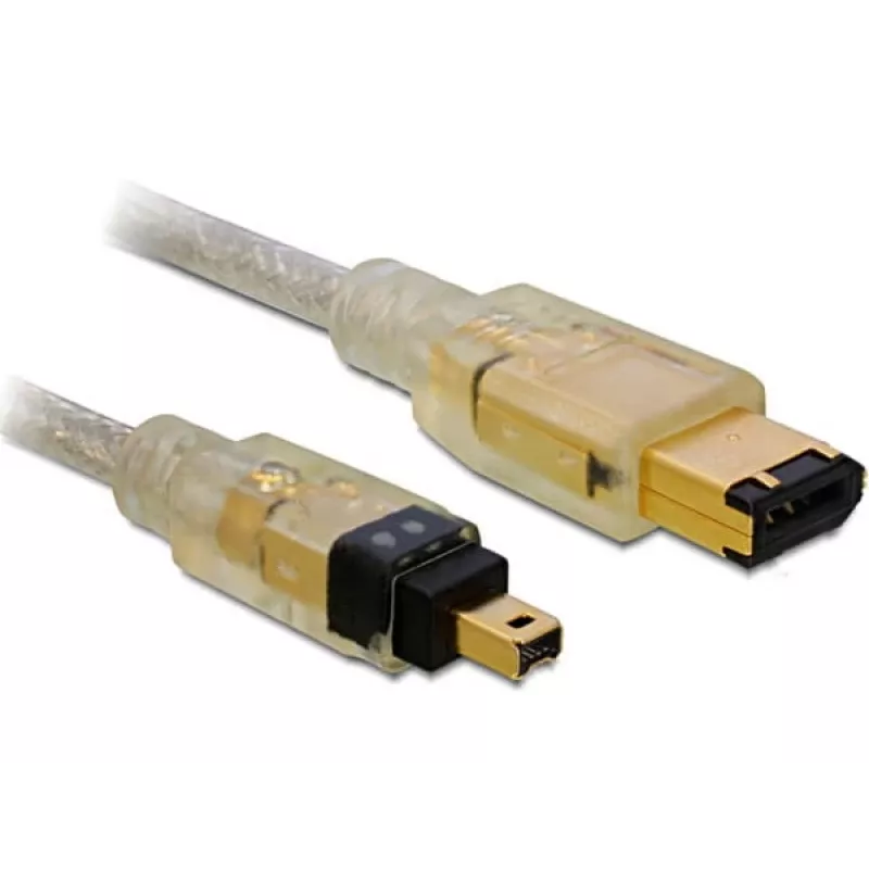 FireWire A/A kábel DeLOCK 2,0 m sivý