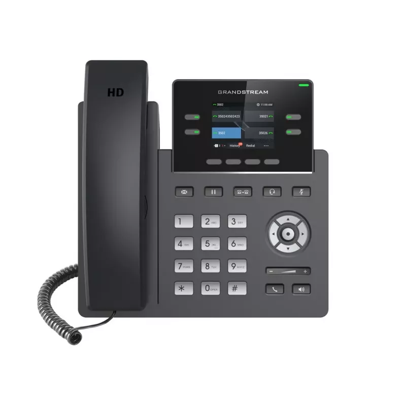 Grandstream Networks GRP2612 IP telefón čierny 2 linky