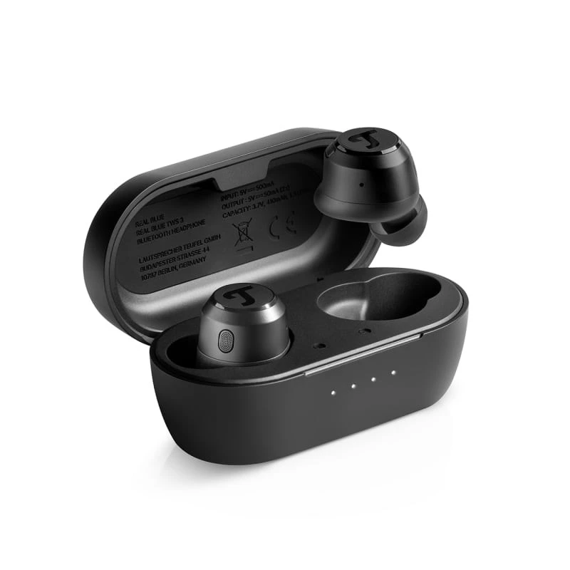 Teufel REAL Blue TWS 3 headset bezdrôtový in-ear hovory/hudba Bluetooth čierny