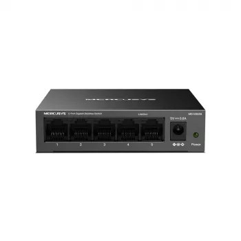 Mercusys MS105GS - desktopový switch, 5 Gigabit portov, čierny