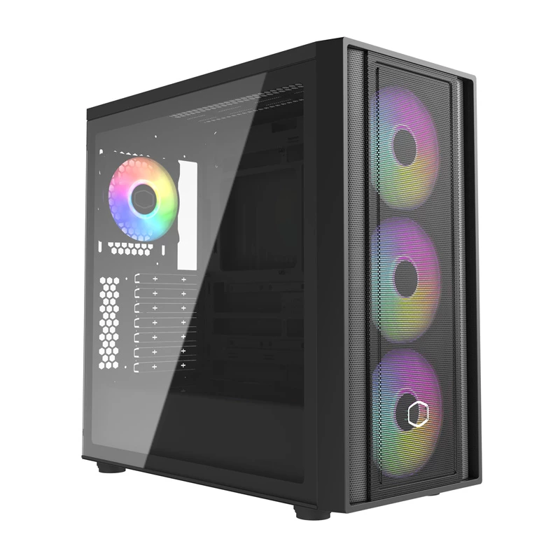 PC skriňa Cooler Master MasterBox 600 Desktop čierna