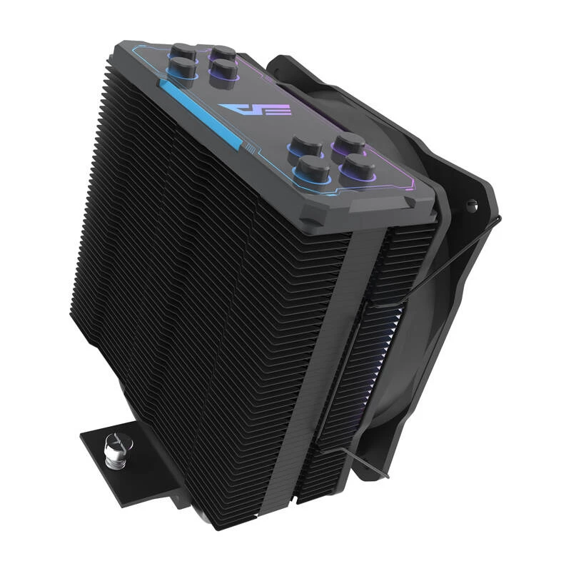240mm počítačový radiátor Darkflash Z4 PRO MIST čierny s RGB osvetlením