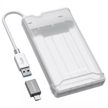 GrauGear externé puzdro na pevný disk 2.5HDD/SSD USB 3.2 hliník - puzdro na disk - 2,5